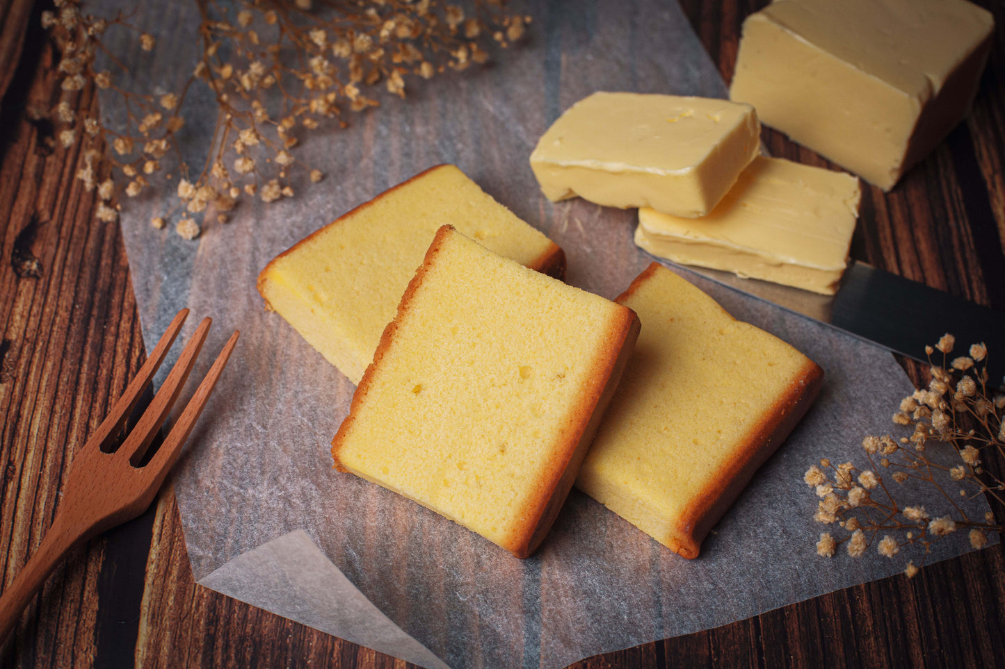 DH Bakery Butter Cake Slice – Butter flavour, Halal certified