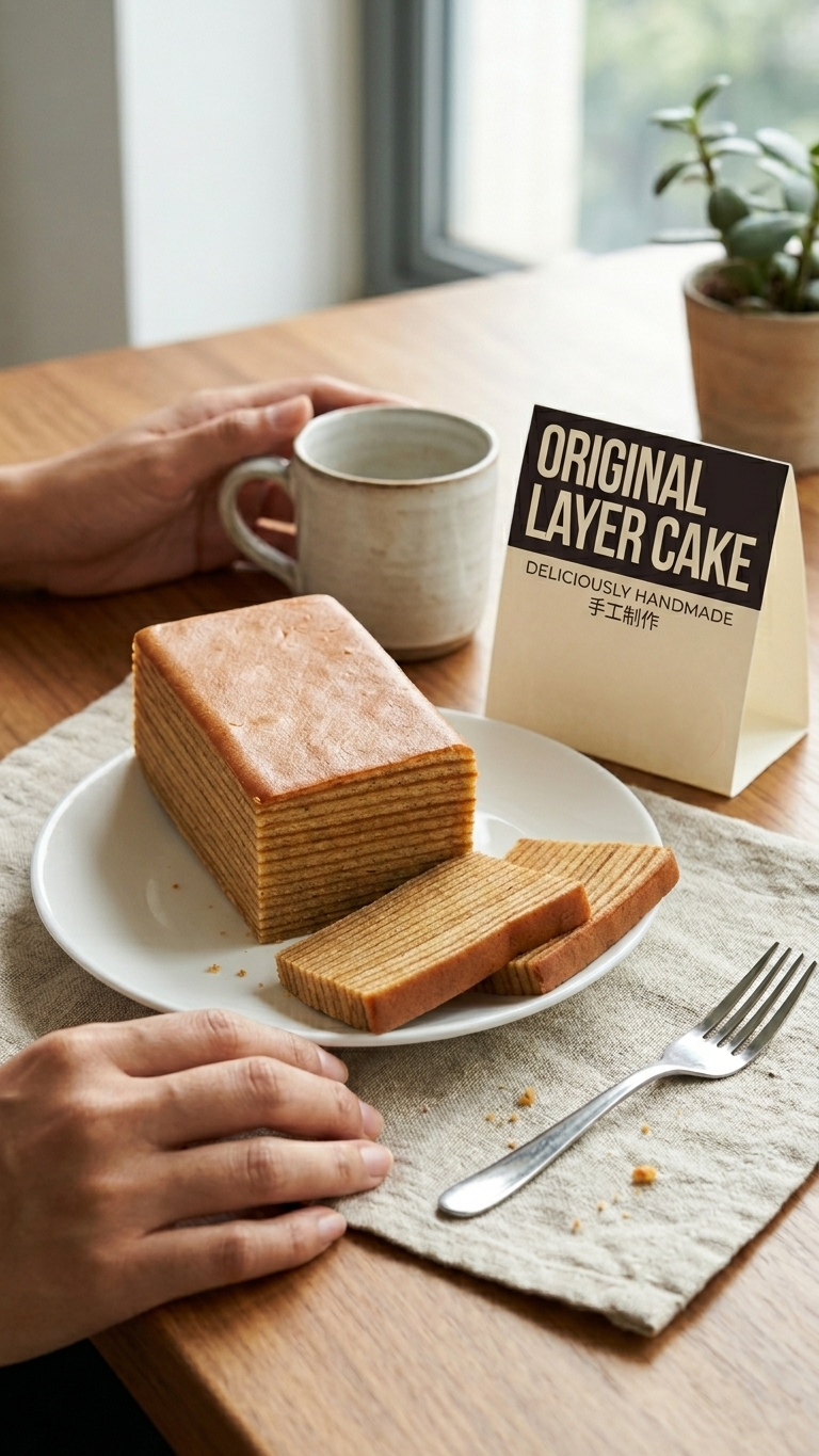 DH Bakery Layer Cake 3×200g – Original flavour, Halal certified